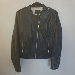 Banana Republic Vegan Leather Moto Jacket